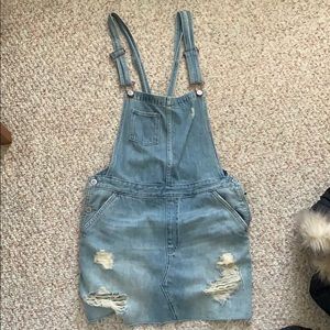 Hollister overall skirt